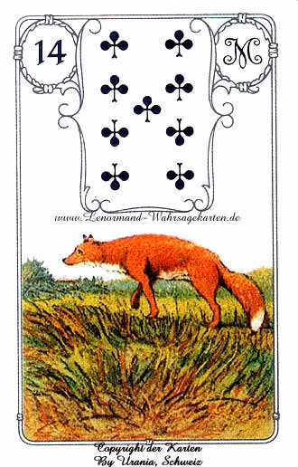 Lenormand Blue Owl (Blaue Eule)