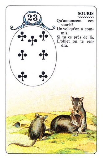 Lenormand Fortune Telling Cards (Lenormand Carta Mundi)