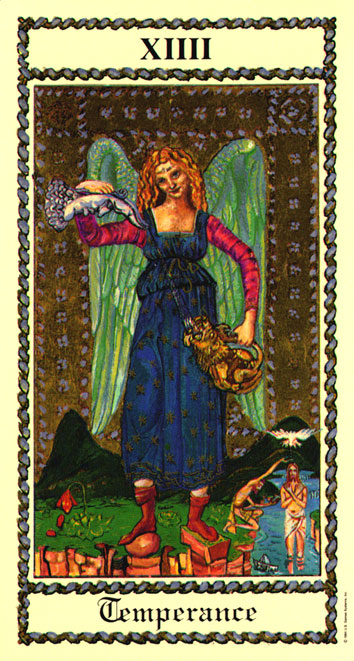 Medieval scapini tarot