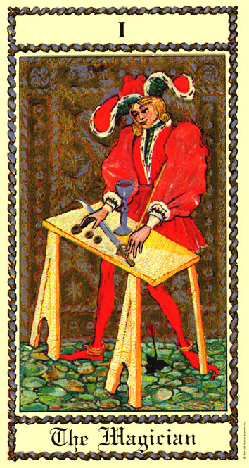 Medieval scapini tarot