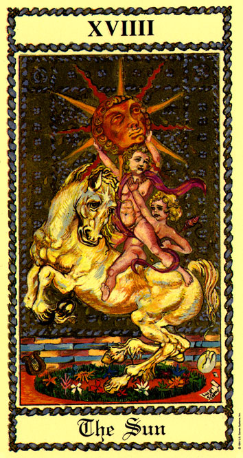 Medieval scapini tarot