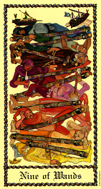 Medieval scapini tarot