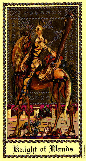 Medieval scapini tarot