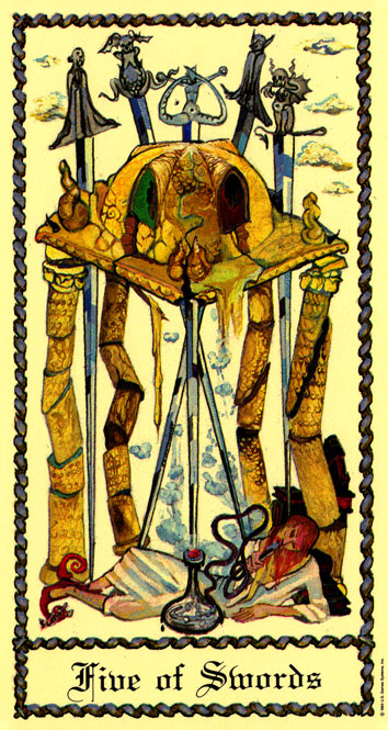 Medieval scapini tarot