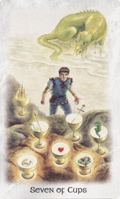 Celtic dragon tarot