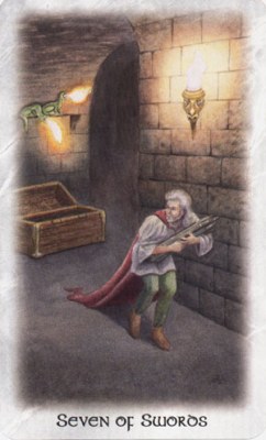 Celtic dragon tarot