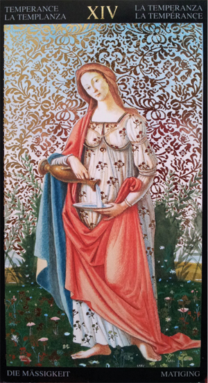 Golden Botticelli tarot