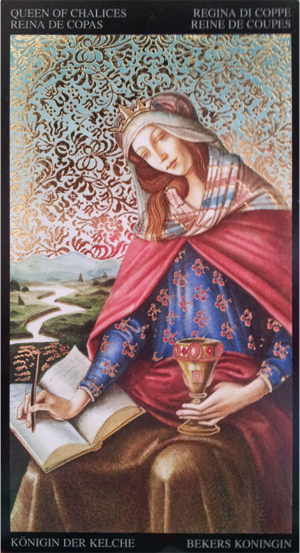 Golden Botticelli tarot