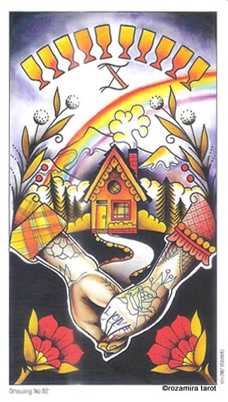 Eight Coins Tattoo Tarot