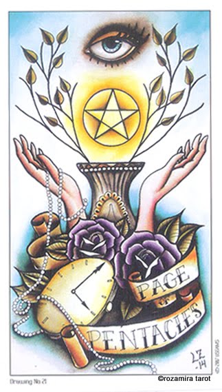 Eight Coins Tattoo Tarot