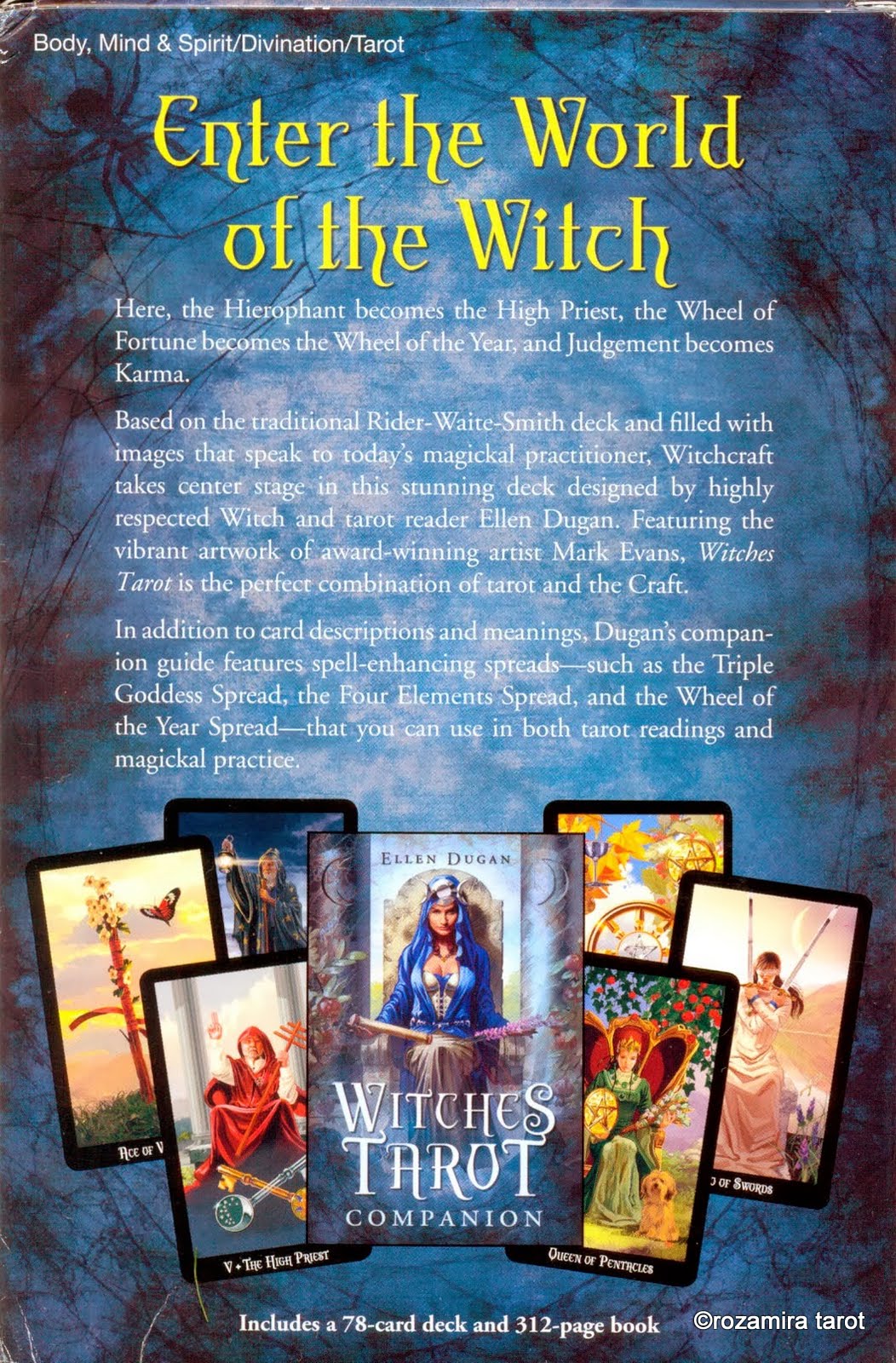 Witches Tarot by Ellen Dugan, Mark Evans