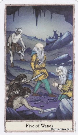 Hobbit Tarot by Peter Pracownik & Terry Donaldson