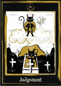 Golden Black Cat Tarot