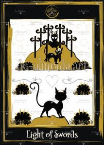 Golden Black Cat Tarot