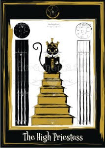 Golden Black Cat Tarot