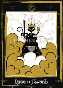 Golden Black Cat Tarot