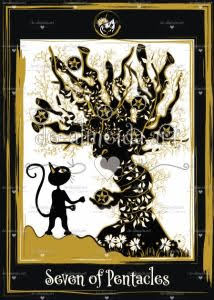 Golden Black Cat Tarot