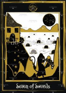 Golden Black Cat Tarot