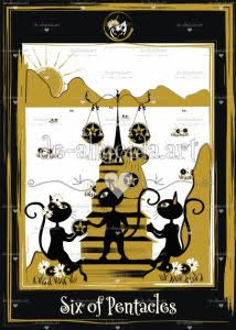 Golden Black Cat Tarot