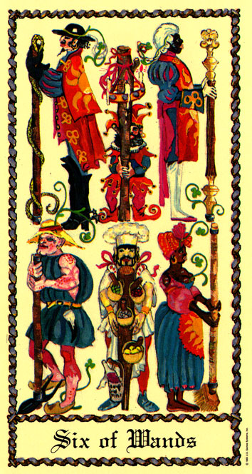 Medieval scapini tarot