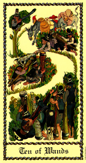 Medieval scapini tarot