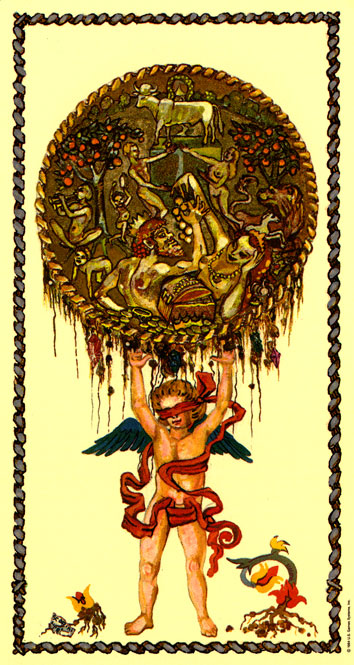 Medieval scapini tarot