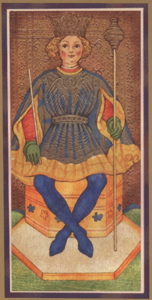 Golden Tarot. The Visconti-Sforza Deck