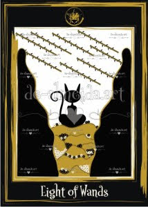 Golden Black Cat Tarot