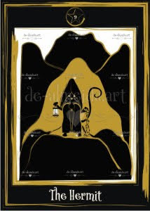 Golden Black Cat Tarot