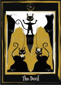 Golden Black Cat Tarot