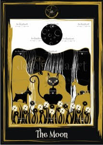 Golden Black Cat Tarot