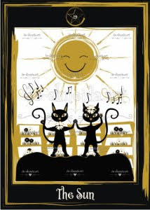 Golden Black Cat Tarot