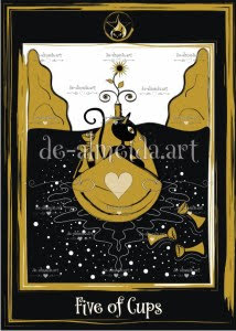 Golden Black Cat Tarot