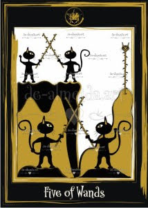 Golden Black Cat Tarot