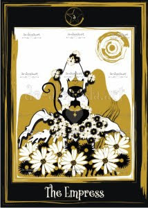 Golden Black Cat Tarot