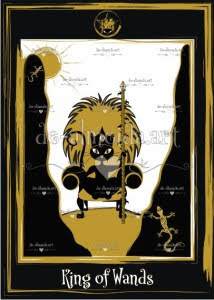 Golden Black Cat Tarot