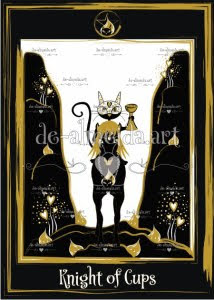 Golden Black Cat Tarot