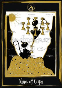 Golden Black Cat Tarot