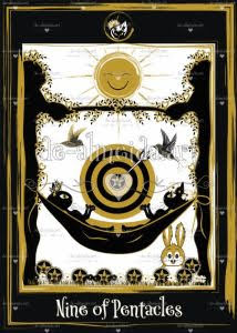 Golden Black Cat Tarot