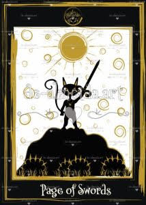 Golden Black Cat Tarot