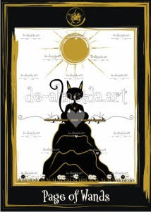 Golden Black Cat Tarot