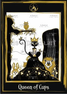 Golden Black Cat Tarot