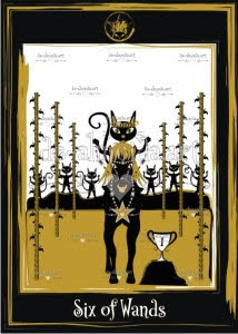 Golden Black Cat Tarot