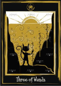 Golden Black Cat Tarot