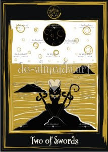 Golden Black Cat Tarot