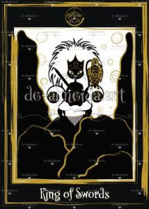 Golden Black Cat Tarot