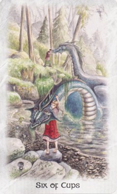 Celtic dragon tarot