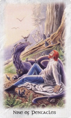 Celtic dragon tarot