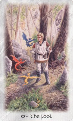 Celtic dragon tarot