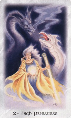 Celtic dragon tarot